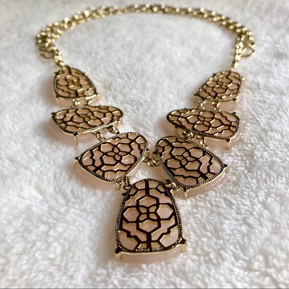 SOLD! VGUC Kendra Scott Harlie in Rose Quartz - Picture 5 of 7